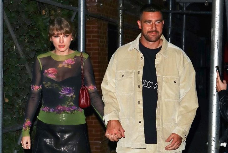 Taylor Swift and Travis Kelce holding hands during second consecutive night out, enjoying a dinner date at the Waverly Inn